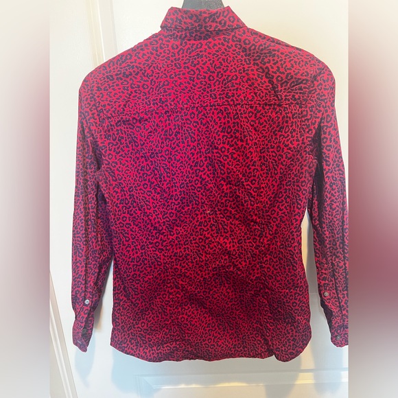 Jcrew Leopard Button Up - Picture 2 of 2